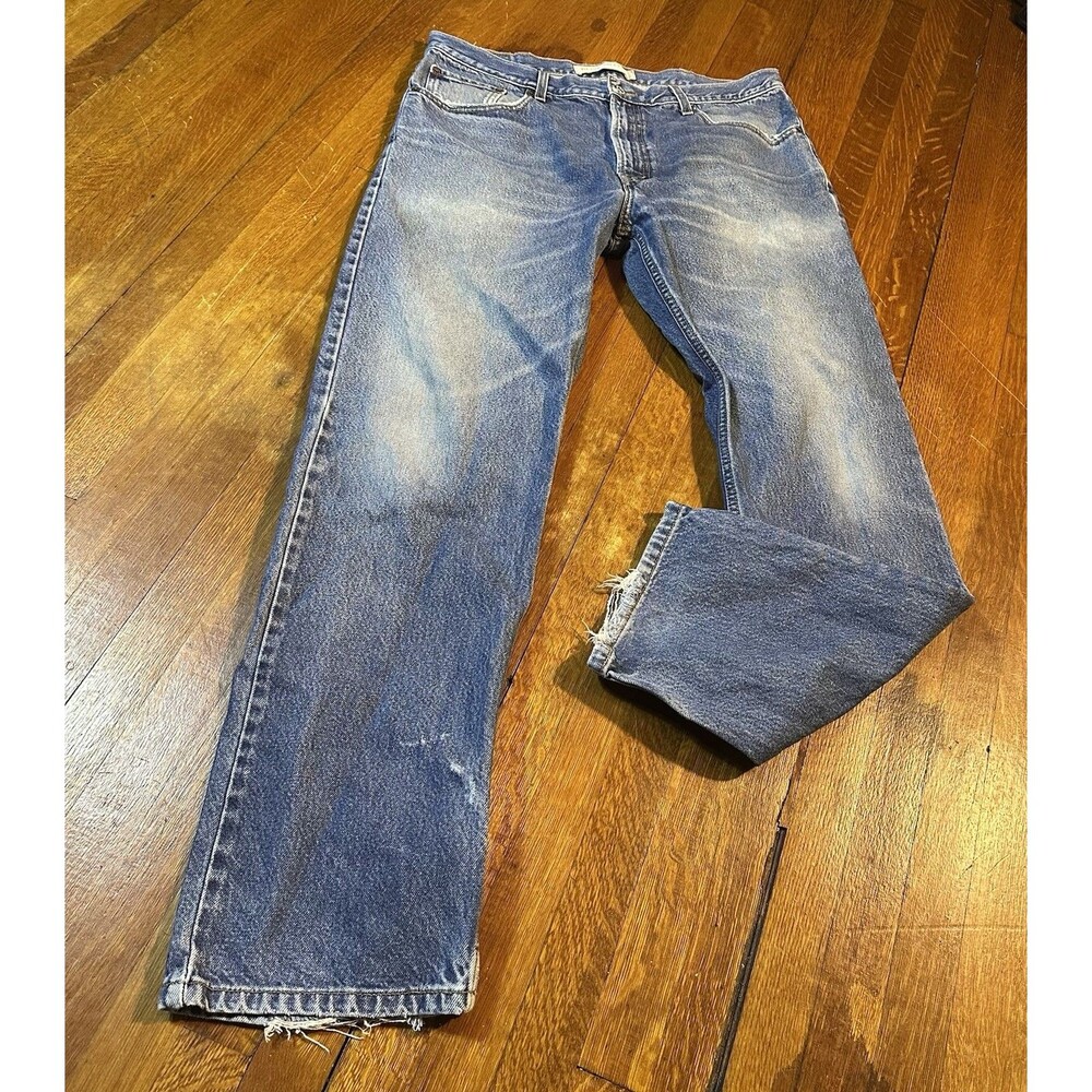 Vtg Levi's 505 Jeans Men's 38x34 (37x32 Measured) Straight Faded Distressed Y2K